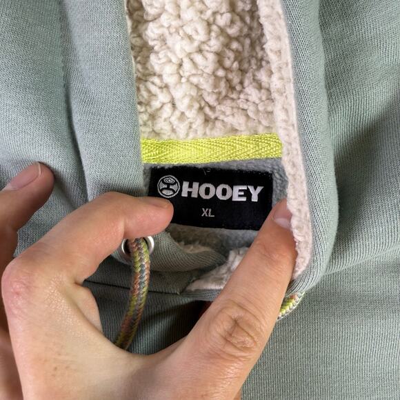 Hooey Berkley Chevron pattern western casual sherpa lined hoodie womens XL - Picture 4 of 6